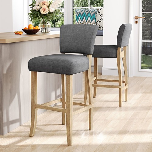 Tall linen bar stools - bar,