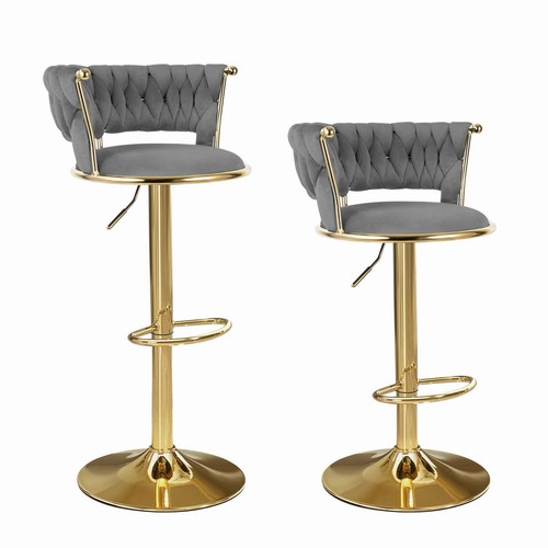 Set grey velvet - of, bar