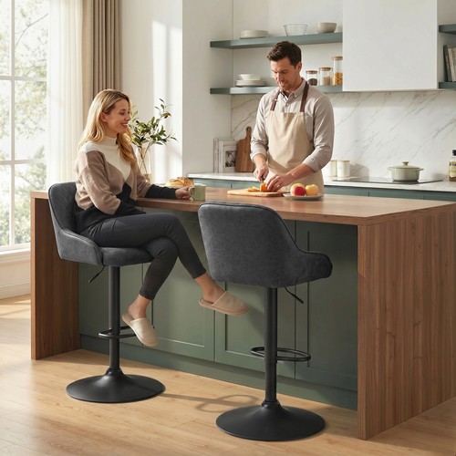 Homcom bar stools set - set, of