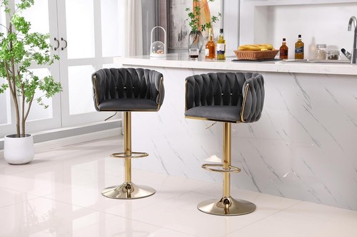 Pair velvet golden bar - pair,