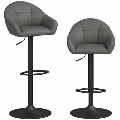 Homcom quilted bar stools set - homcom,