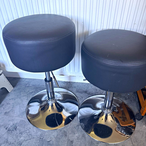 Set grey faux leather - set, of