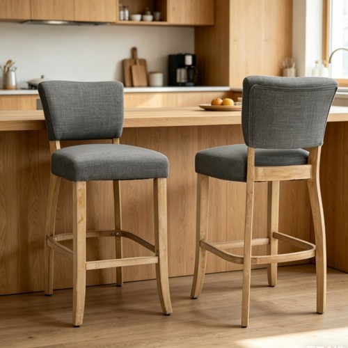 2pcs luxury grey linen - linen, bar