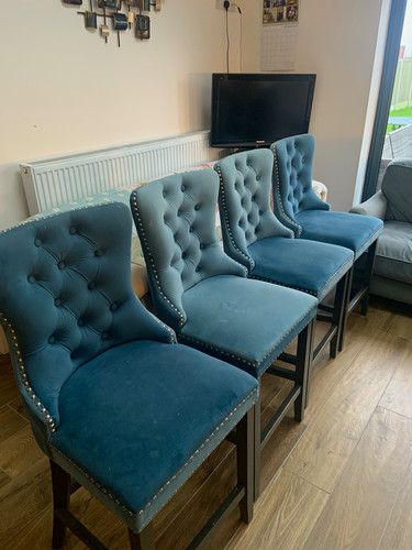 Set blue velour - set,