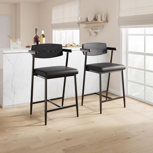 Upholstered bar stools set - stools,