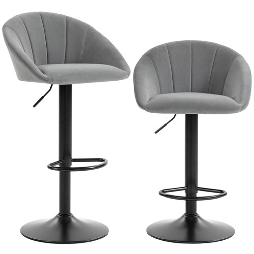 Modern swivel bar stools - stools, set