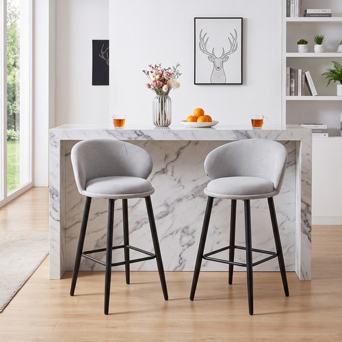 Counter bar stools grey - counter, stools,