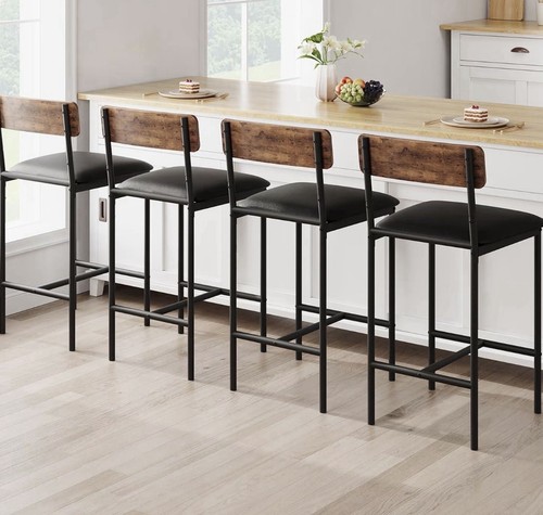 Bar stools set - 4, counter