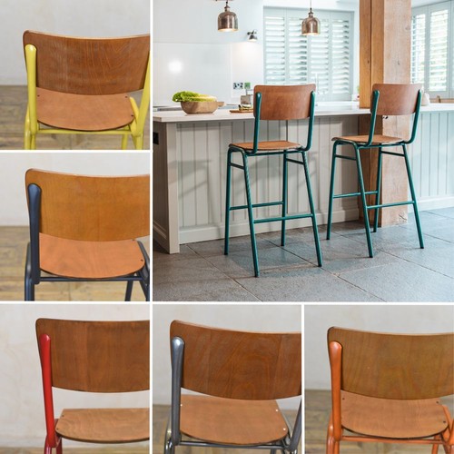 Colourful bar stools heights - bar,