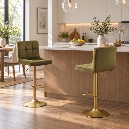 Bar stools olive - stools, green