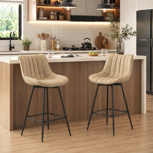 Homcom swivel bar stools set - stools,