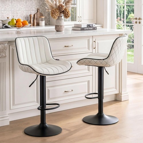 Younuoke white bar stools - bar,